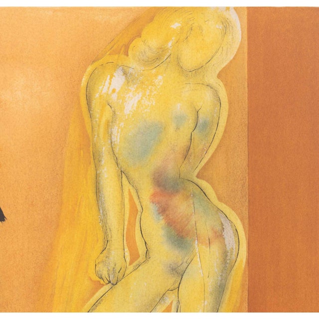 Abstract Salvador Dali "Chevalier's Dream..." Lithograph, 1969 For Sale - Image 3 of 11