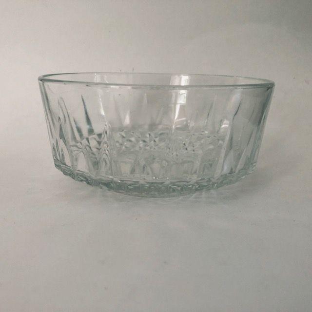 Vintage Arcoroc France Diamond Design Clear Glass Bowls S 5 Chairish