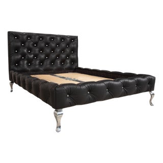 Leather Bed in Black by Bretz Marilyn For Sale