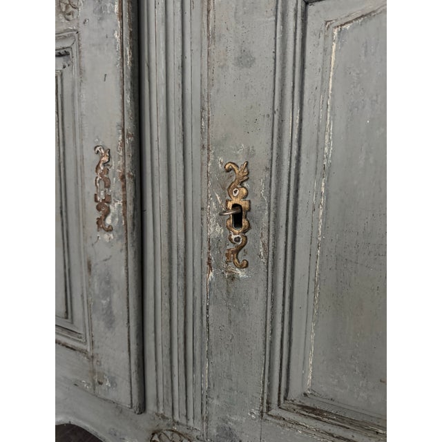 Late 19th Century Painted French Walnut Sideboard For Sale - Image 9 of 12