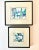 Green Late 20th Century Gouache & Acrylic Modern Abstract Framed Paintings - Set of 2 For Sale - Image 8 of 9
