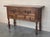 Spanish 19th Century Catalan Spanish Carved Walnut Console Sofa Table, Four Drawers For Sale - Image 3 of 10