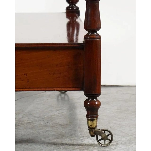English Trolley or Console Server of Mahogany From the 19th Century For Sale - Image 12 of 13