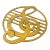 Brass Treble Clef Trivet For Sale