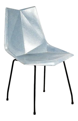 Fiberglass Origami Chair by Paul McCobb
