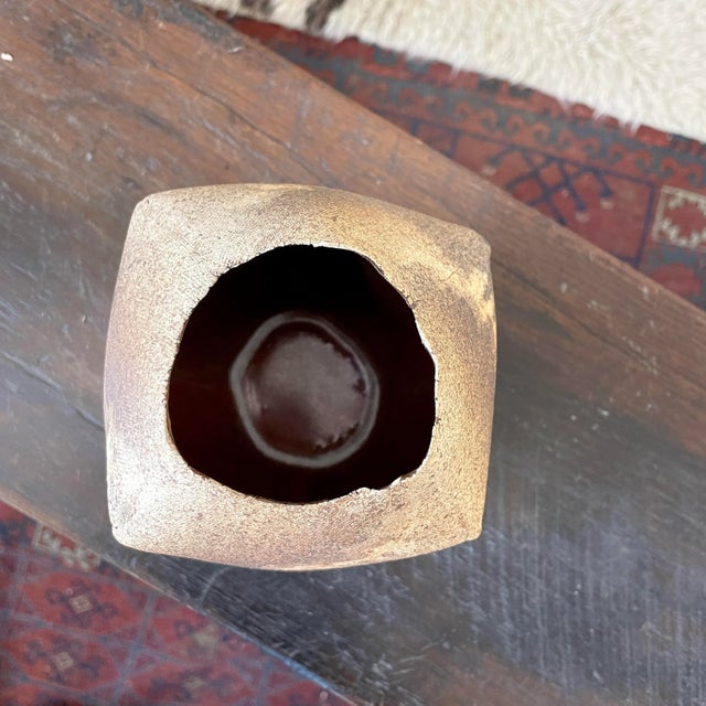 Ceramic Vintage 1980 Ceramic Vessel by Barbara Rittenberg For Sale - Image 7 of 10