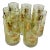 Vintage Marine Life Tumblers With Gilt Seahorses and Fish - Set of 8 For Sale