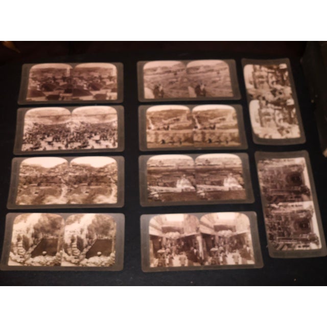 1900 Antique Underwood & Underwood Jerusalem Stereoview Set With Viewer & Box - 29 Pieces For Sale - Image 12 of 15