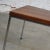 Mid Century Modern Chrome & Walnut End or Coffee Table in the Style of Florence Knoll For Sale - Image 10 of 13