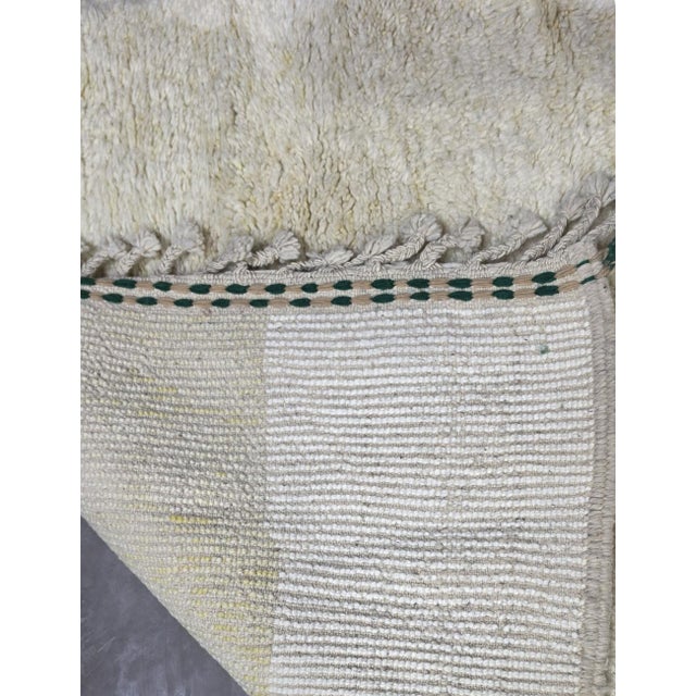 Color Block Berber Wool Runner Rug - 14.8 X 4 Ft For Sale In Cleveland - Image 6 of 6