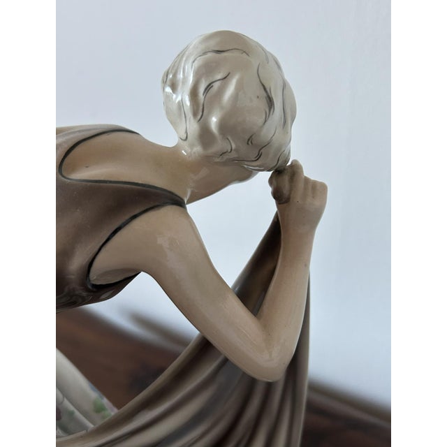 Art Deco Sculpture of a Dancer from Goldscheider, Austria, 1920s For Sale - Image 17 of 18