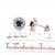 Natural Sapphire Diamond Stud Earrings 14k Gold 1.09 TCW Certified $3,950 216098 This is a Unique Custom Made Glamorous...
