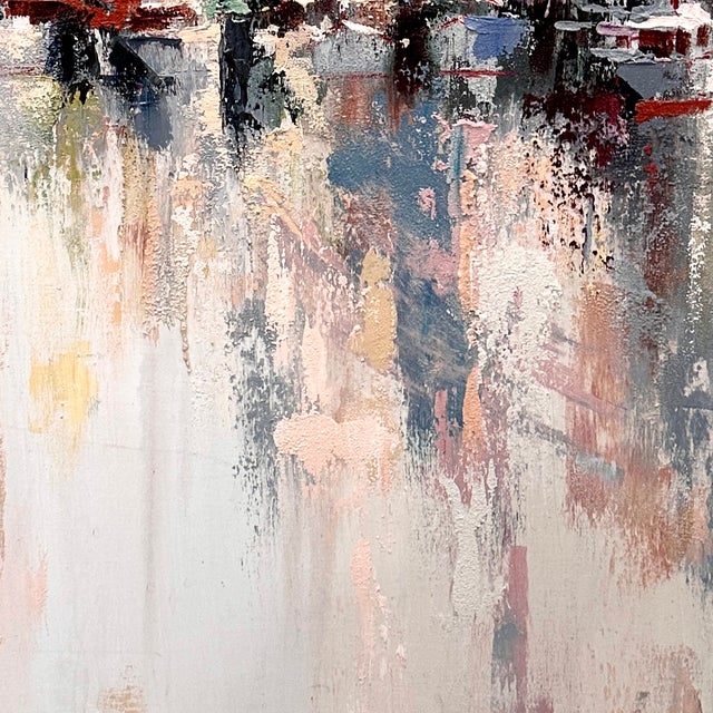 Late 20th Century Oversized Original Oil on Canvas Painting "Afternoon Harmony" by Kerry Hallam, Signed For Sale - Image 5 of 8