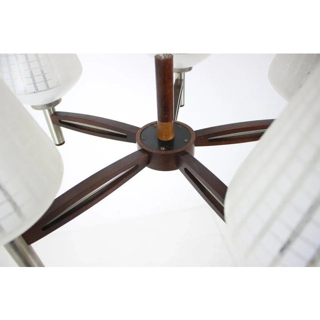 1970s Large Mid-Century German Chandelier, 1970s For Sale - Image 5 of 12