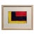 Conrad Buff -Yellow Red & Black Abstract -1960s California Modernist Oil Painting For Sale