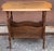 American Mid 20th Century Early American Style Walnut Magazine Rack Side Table For Sale - Image 3 of 6