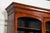 Brown Large Antique English Mahogany Glazed Library Bookcase, 1870 For Sale - Image 8 of 18