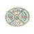 Chinoiserie Ceramic Famille Rose Oval Platter in Pink and Gold Floral Motif For Sale In Oklahoma City - Image 6 of 6