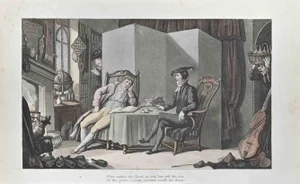 Thomas Rowlandson, Wine Makes the Head to Ache, Etching, 1817