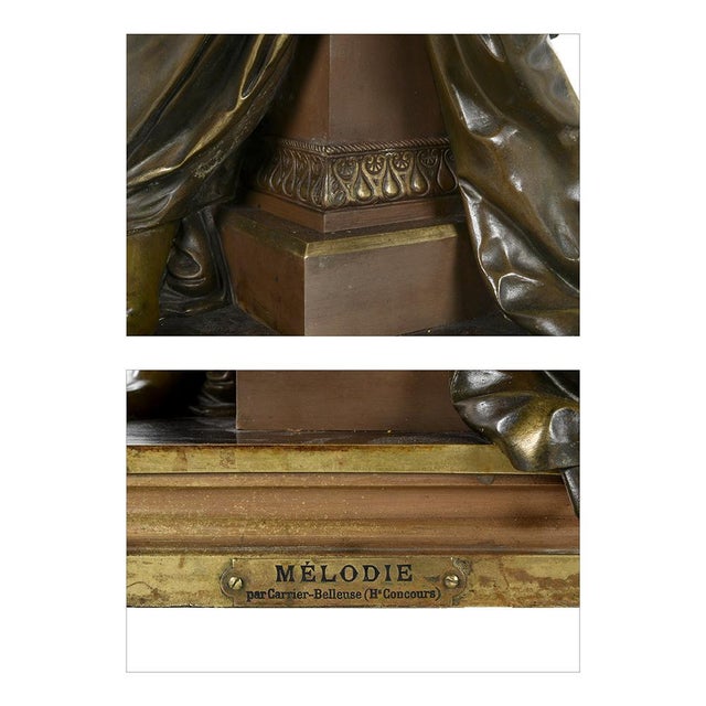 Albert-Ernest Carrier de Gédleuse, Mélodie, Bronze For Sale - Image 9 of 10