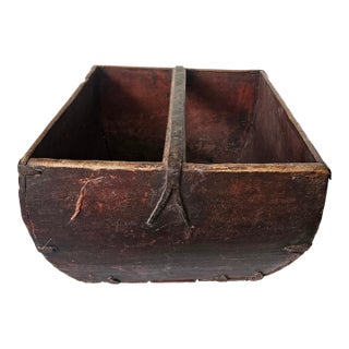 Antique Asian Rice Bin for Measuring and Storing a "Dou" of Rice For Sale