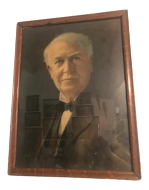 1930s Portrait of a Gentleman Print, Framed