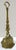 Antique Victorian-Era Solid Brass Doorstop Door Porter For Sale - Image 4 of 16