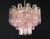 Italian Pink Glass Tube Chandeliers, 1970s, Set of 2 For Sale - Image 10 of 16
