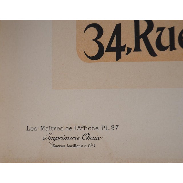 Jules Cheret, Jeune fille peintre, 1897 Lithograph For Sale - Image 6 of 9