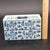 1990s Vintage MCM Williamsburg Delft Pottery Holland Flower Frog Brick Vase For Sale - Image 5 of 6