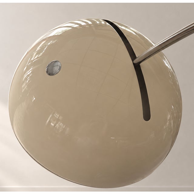 Metal Arc Lamp, Italy, 1960s For Sale - Image 4 of 12
