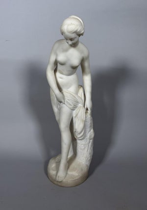 White marble sculpture Diana in the bath after Falconet (1716-1791) 18th century