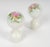 Pair of Napoleon III-era stoppers, 19th century, made of painted opaline, in perfect condition. H: 7 cm, D: 2.4 cm Please...
