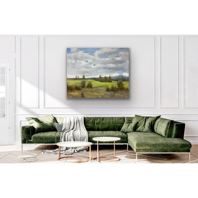 Impressionistic Landscape Original Oil Painting For Sale - Image 11 of 12