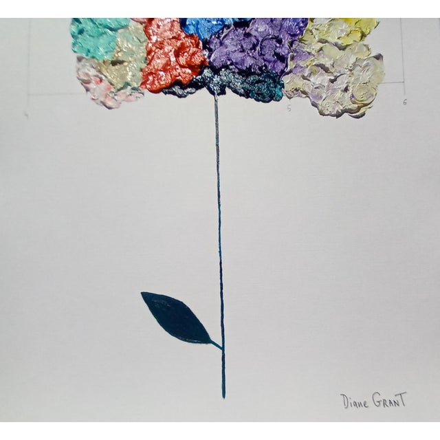 15' X 20' Framed Organic Modern Original Flower Painting by Diane Grant For Sale - Image 4 of 8