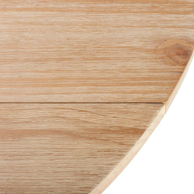 Drop Leaf Dining Table in Rustic Natural For Sale - Image 4 of 9