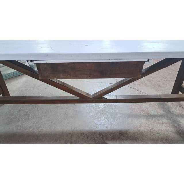 Rustic Console Table, 1980s For Sale - Image 7 of 8
