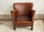 Vintage Distressed Brown Leather Club Chair For Sale - Image 11 of 17