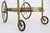Vintage Oval Brass and Glass Bar Cart from Maison Baguès, 1950s For Sale - Image 10 of 17