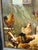 Samy Chickens in a Henhouse Painting, Signed For Sale - Image 4 of 12