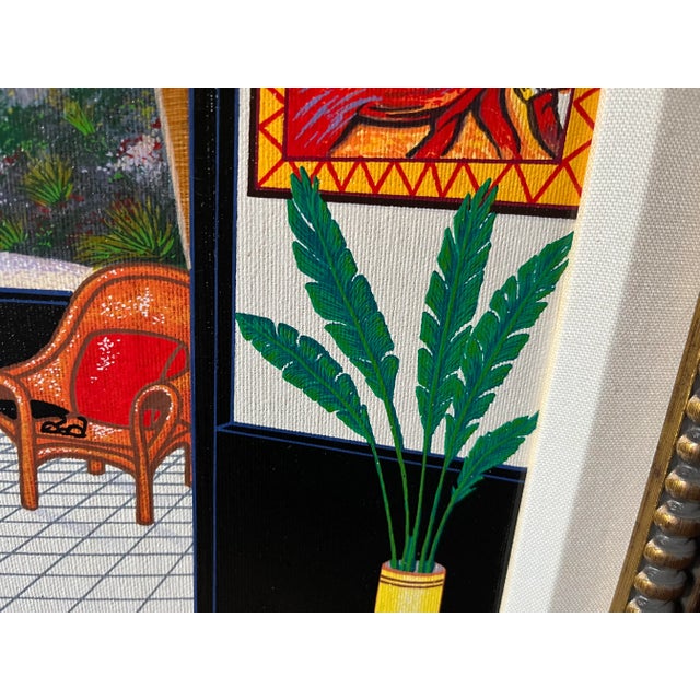 2000 - 2009 "Life's a Beach" Late 20th Century Interior Serigraph on Canvas by Francois Ledan For Sale - Image 5 of 11