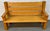 Goldenrod Pair of Mission-Style Solid Oak Slat Benches For Sale - Image 8 of 18