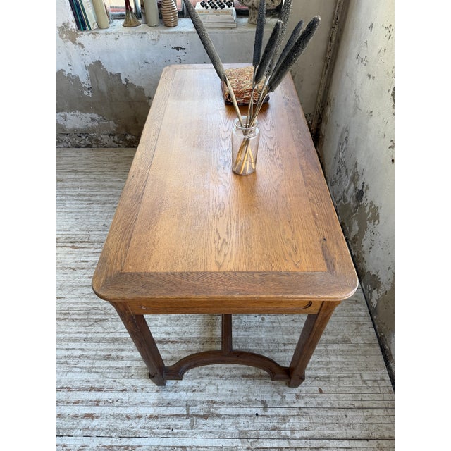 Antique Drapers Worktable in Oak, 1900 For Sale - Image 12 of 18