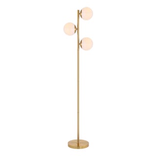 Devlyn 3-Light 62" Floor Lamp in Gold For Sale
