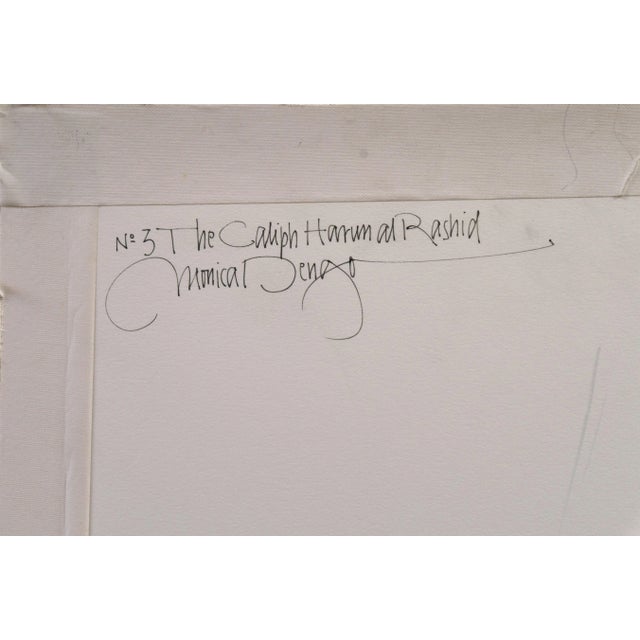 'The Caliph Harum Al Rashid' by Monica Dengo, 1995; Bay Area Woman Artist, Marciana Library, Venice For Sale - Image 11 of 12