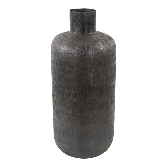 The Etched Crossways Short Neck Bottle Vase, Medium For Sale