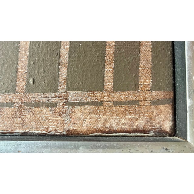 Textile Petrea Harriss (American 20th Century) Painting on Canvas Portrait of Chickens or Roosters in Their Coop For Sale - Image 7 of 8