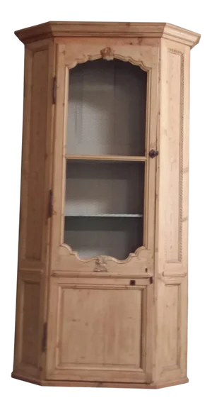Mid 19th Century Swedish Tall Pine Cabinet