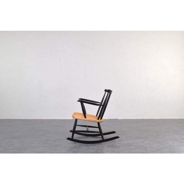 Mid-Century Modern Swedish Rocking Chair, 1960s For Sale - Image 4 of 11
