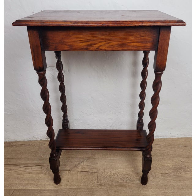 Antique Victorian English Occasional Table, 1890 For Sale - Image 12 of 17